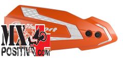PARAMANI UNIVERSALE SHIELD KTM 350 EXC F 2014-2023 POLISPORT P8308200003 MX FLOW ARANCIONE KTM/BIANCO